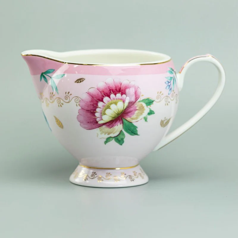2 Asst Mint Pink Garden Sugar Creamer Serving Set, Gift Boxed - Image 3