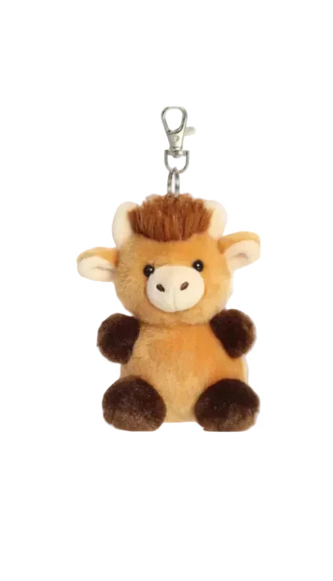 Aurora® - 4" Hubert Highland Cow Clip On