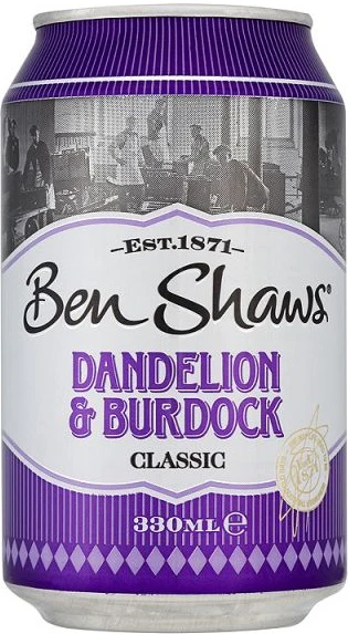 Ben Shaws Dandelion & Burdock Can 330ml/11.2floz - Image 2