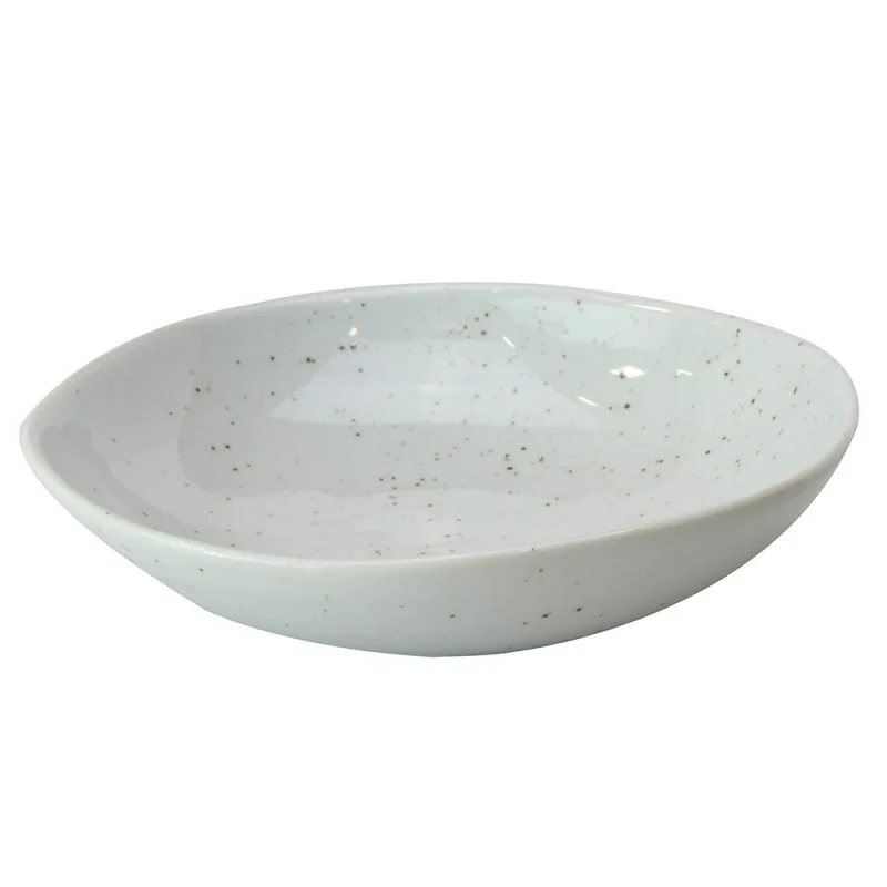 Black Speckle 9" Organic Salad Bowls, Set of 4