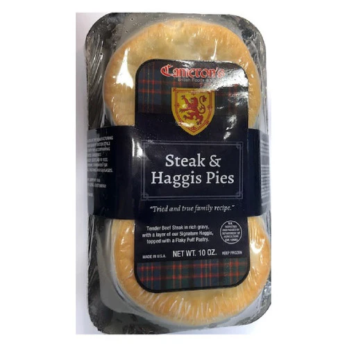 Cameron's Scottish Steak & Haggis Pies. 2 Pack ($5.48 Per Pie) - 1/2 lb Ship Weight - Image 3