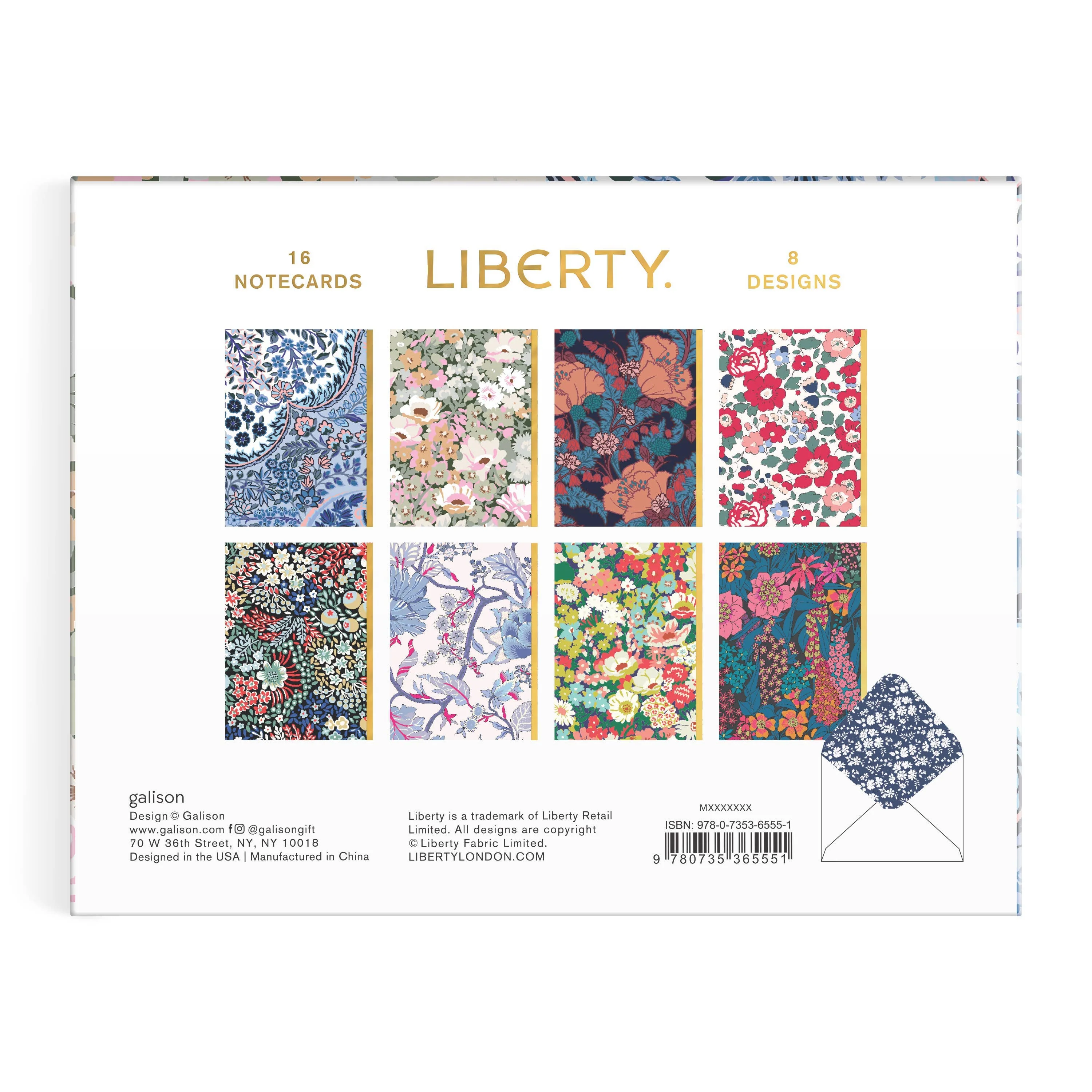 Chronicle Books - Liberty Floral Greeting Assortment Notecard Set - Image 3