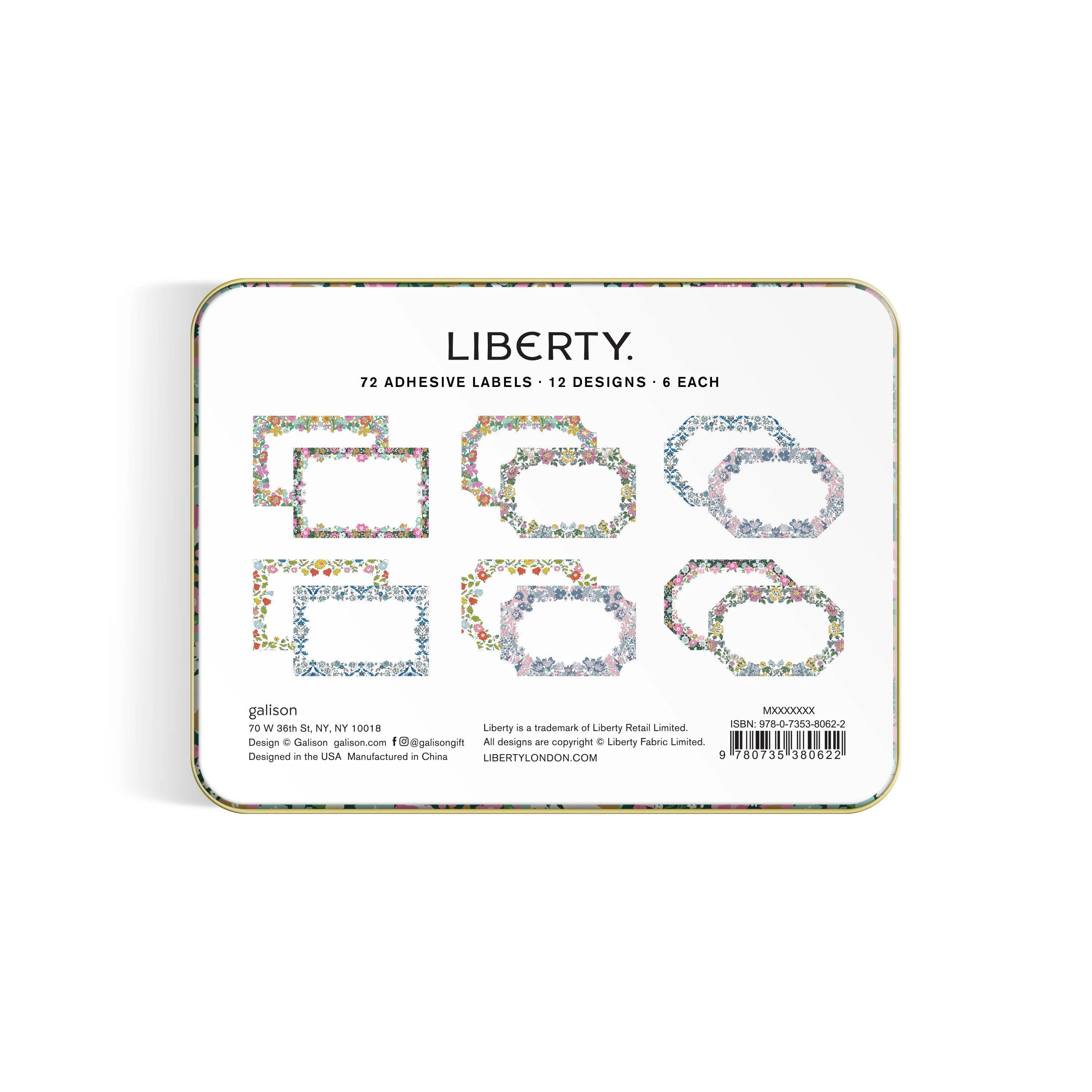 Chronicle Books - Liberty Tin of Gift Labels - Image 4
