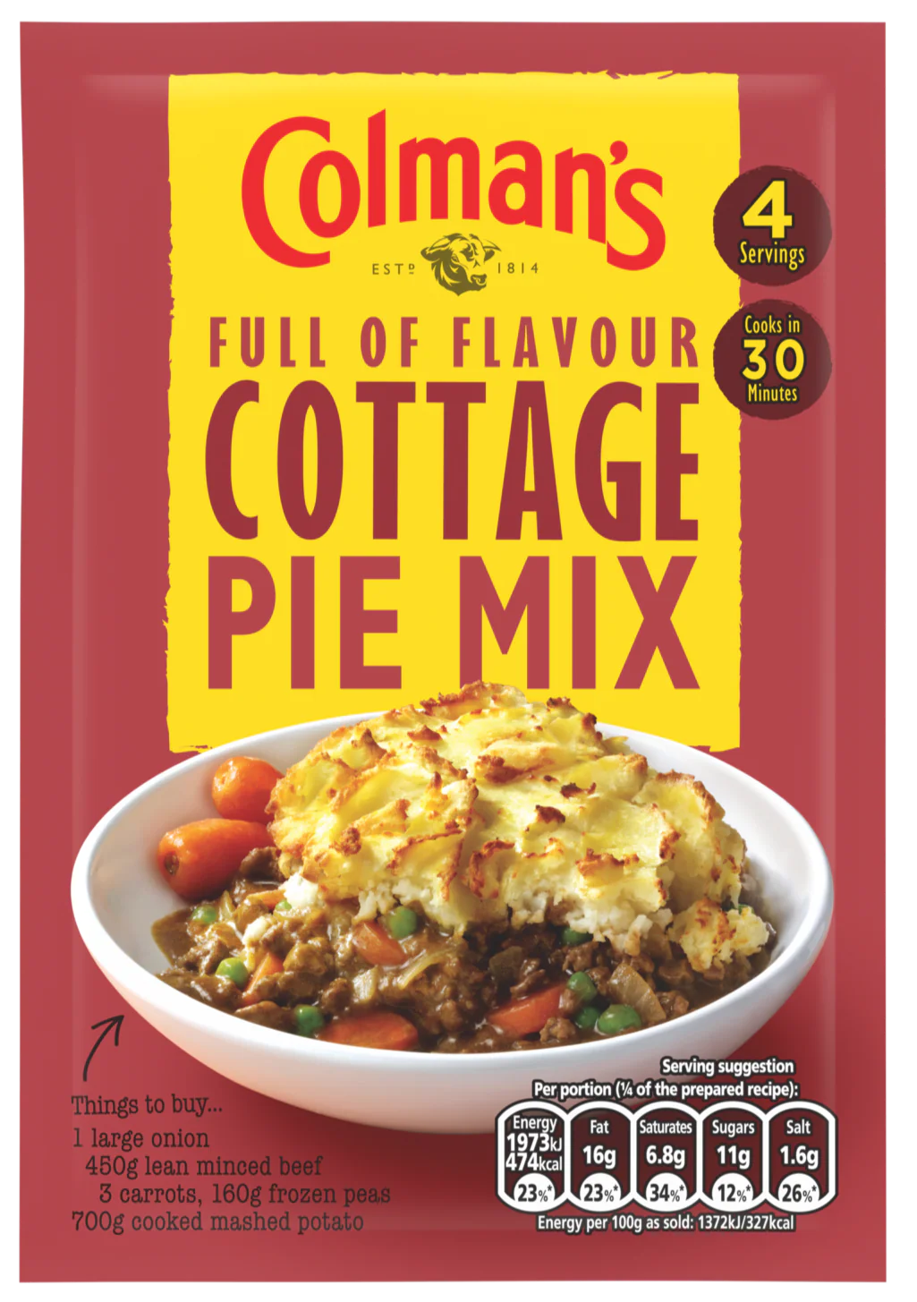 Colman's Cottage Pie Sauce Mix 45g