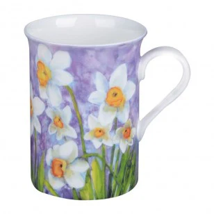 Daffodil/Pastel Purple Can Mugs, Set of 4