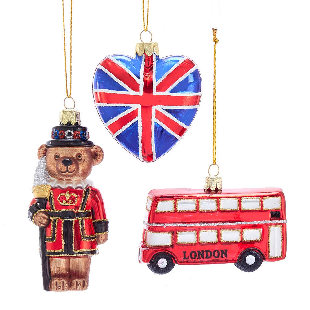 Kurt S. Adler Inc - Double Decker Bus Ornament - 1 piece