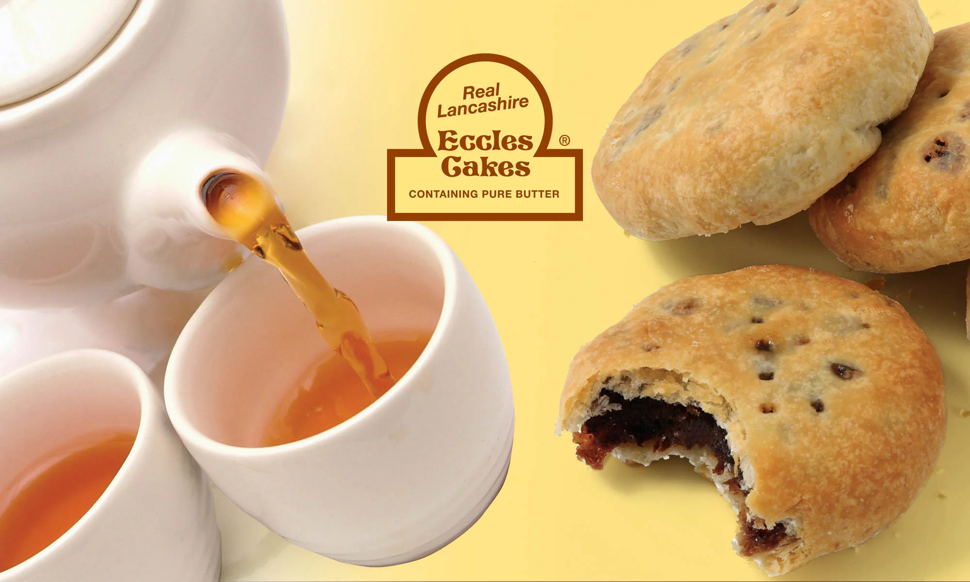 Real Lancashire Eccles Cakes. 4 pack. - Image 2