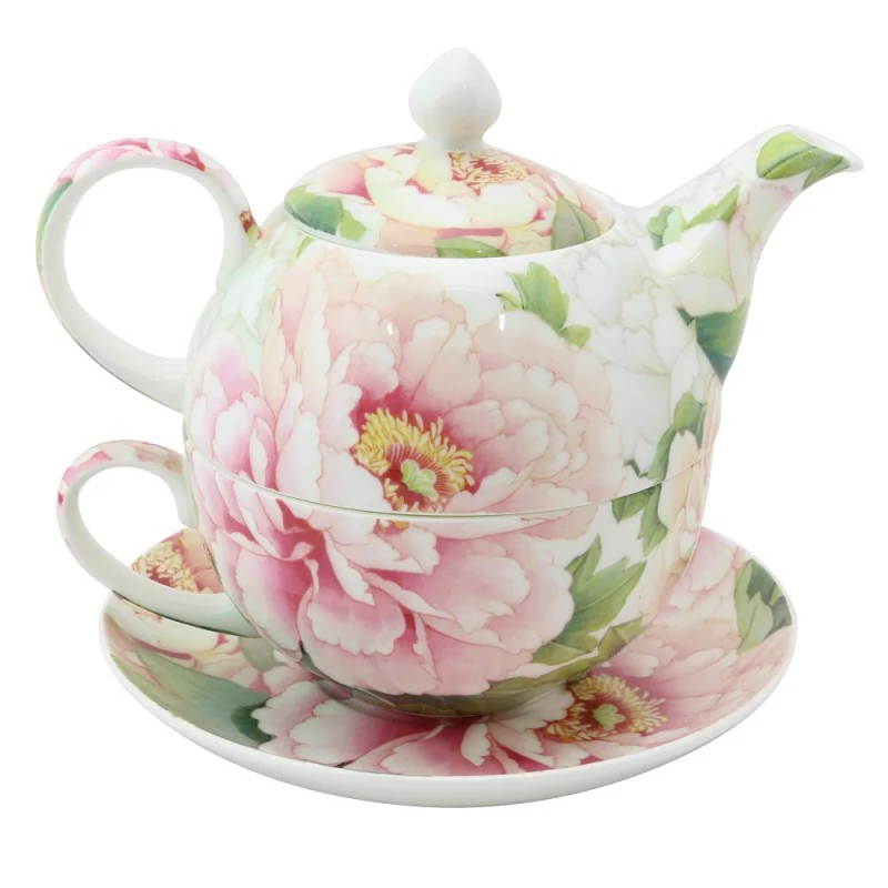 Empire Peony 4 Piece Tea for One - Image 2