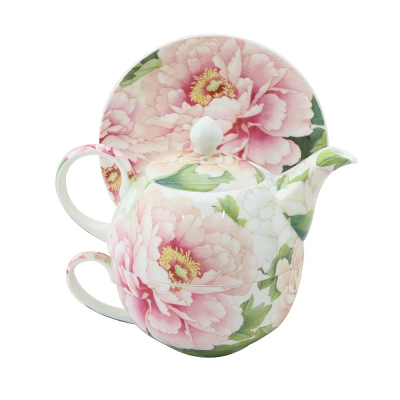 Empire Peony 4 Piece Tea for One - Image 3