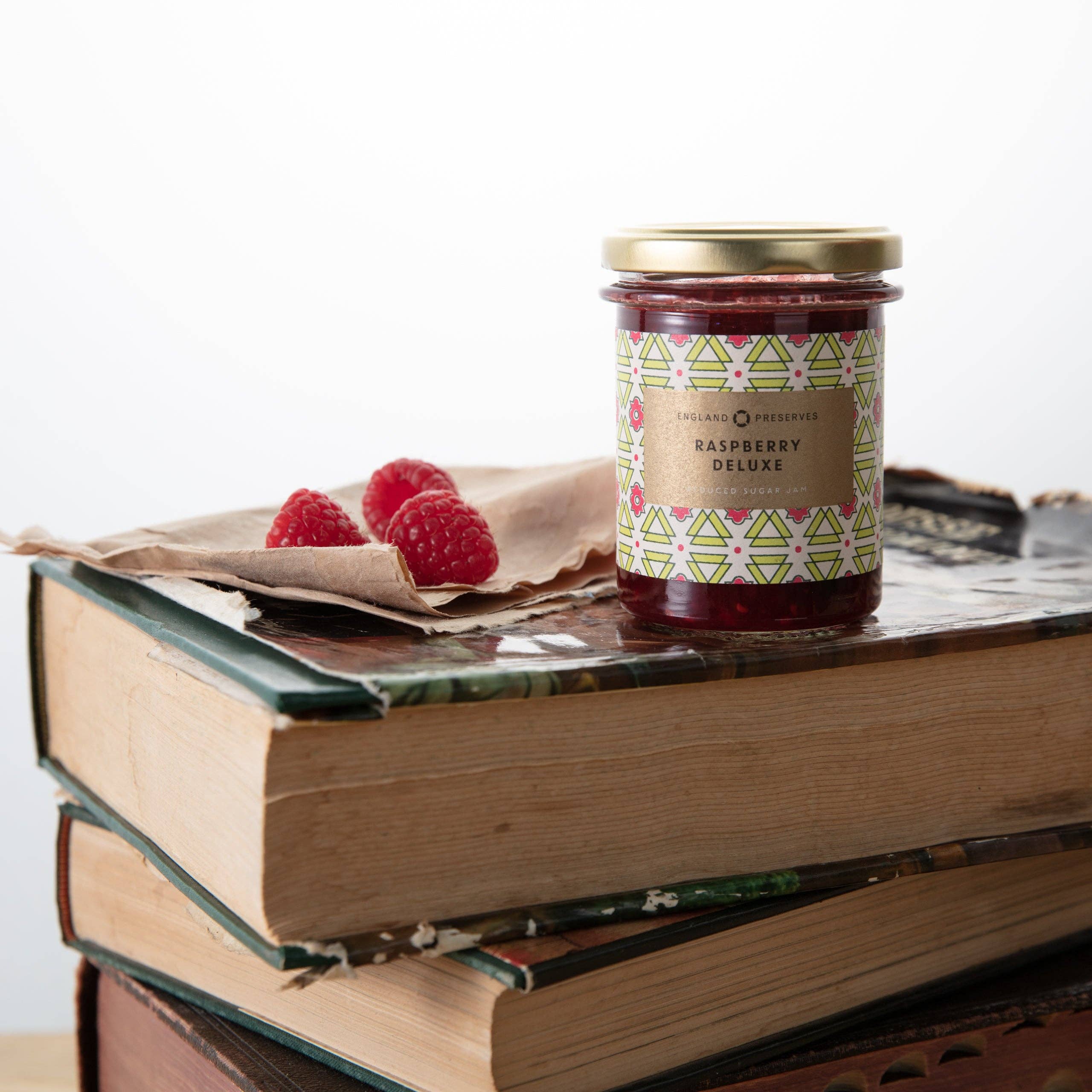 England Preserves - RASPBERRY DELUXE - LOW-SUGAR RASPBERRY JAM - Image 2