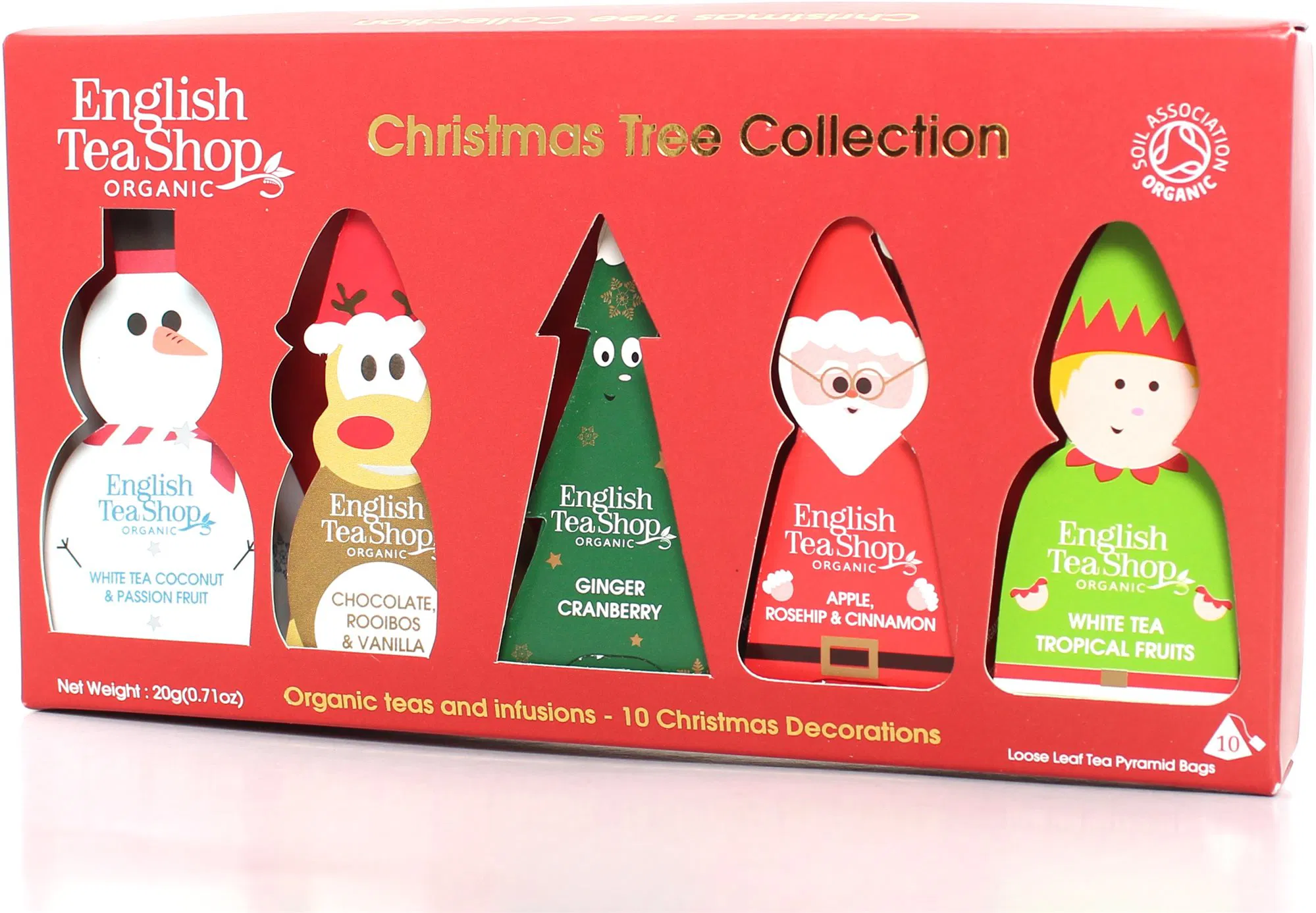 English Tea Shop Christmas Characters Gift Pack 20g