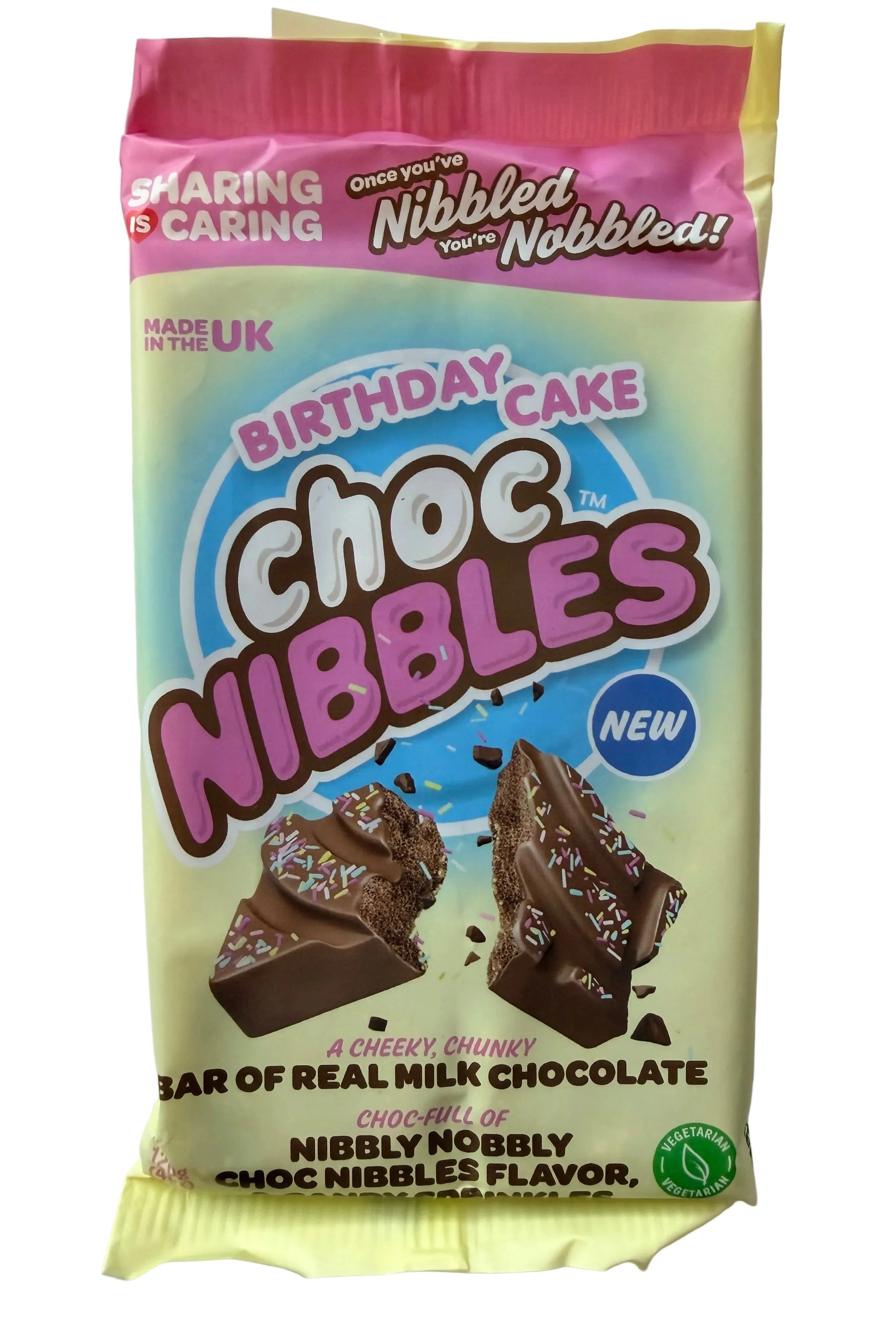 Freedom Confectionary Birthday Cake Nibbles Bar 120g