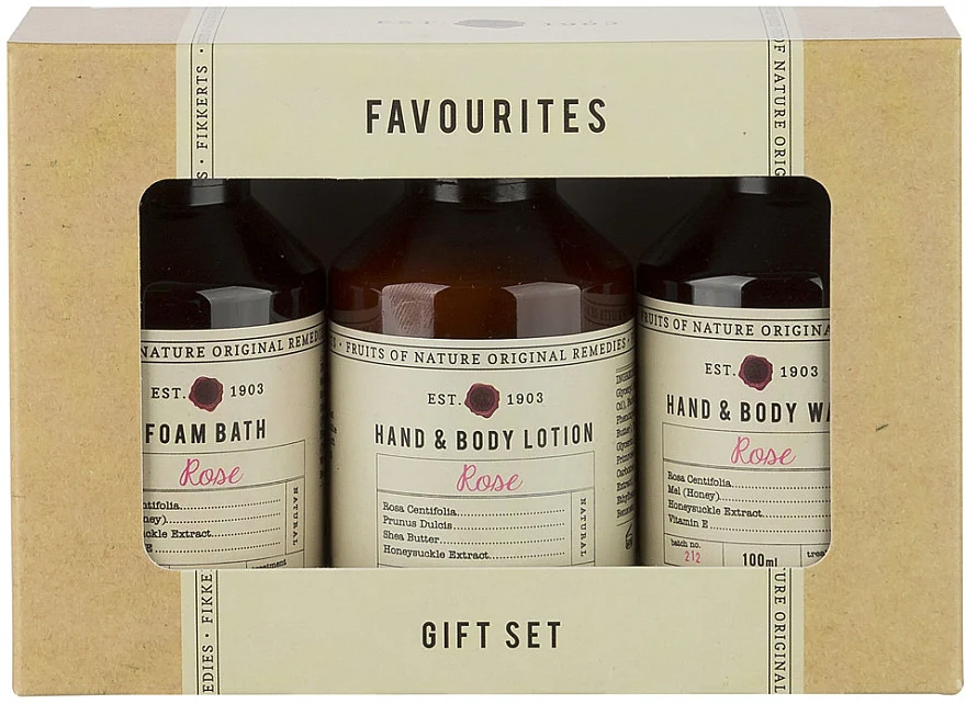 Fruits of Nature Rose Favourites Gift Set