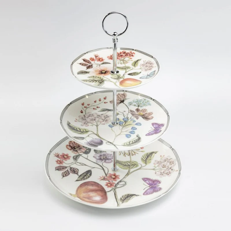 Garden Joy Strip 3 Tier Plates.