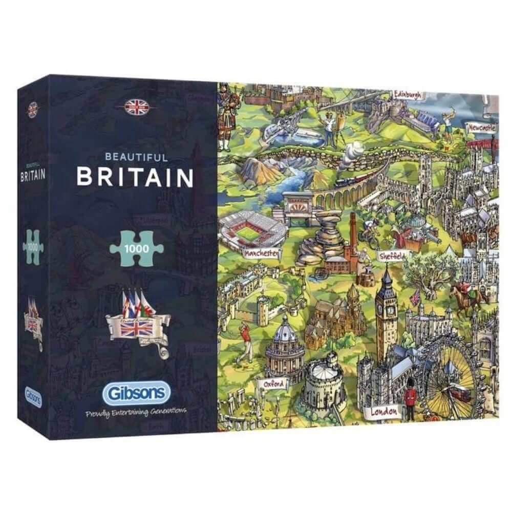 Gibsons Games Inc - Beautiful Britain1000 Piece Jigsaw Puzzle