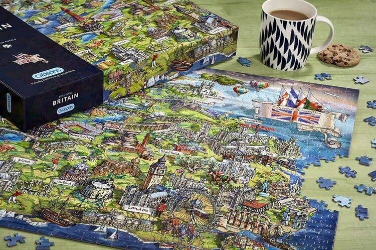 Gibsons Games Inc - Beautiful Britain1000 Piece Jigsaw Puzzle - Image 2