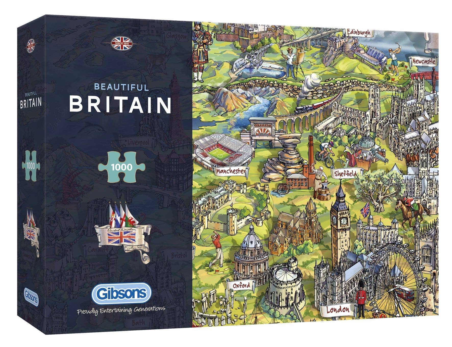 Gibsons Games Inc - Beautiful Britain1000 Piece Jigsaw Puzzle - Image 5