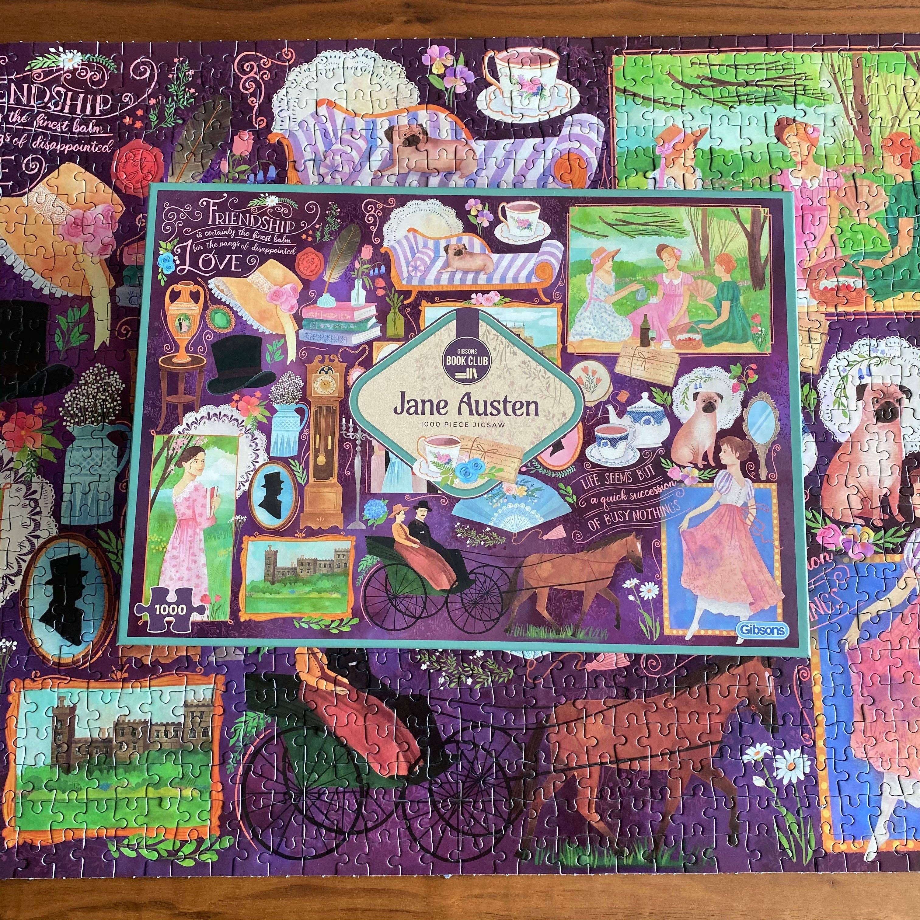 Gibsons Games Inc - Book Club: Jane Austen 1000 Piece Jigsaw Puzzle - Image 3