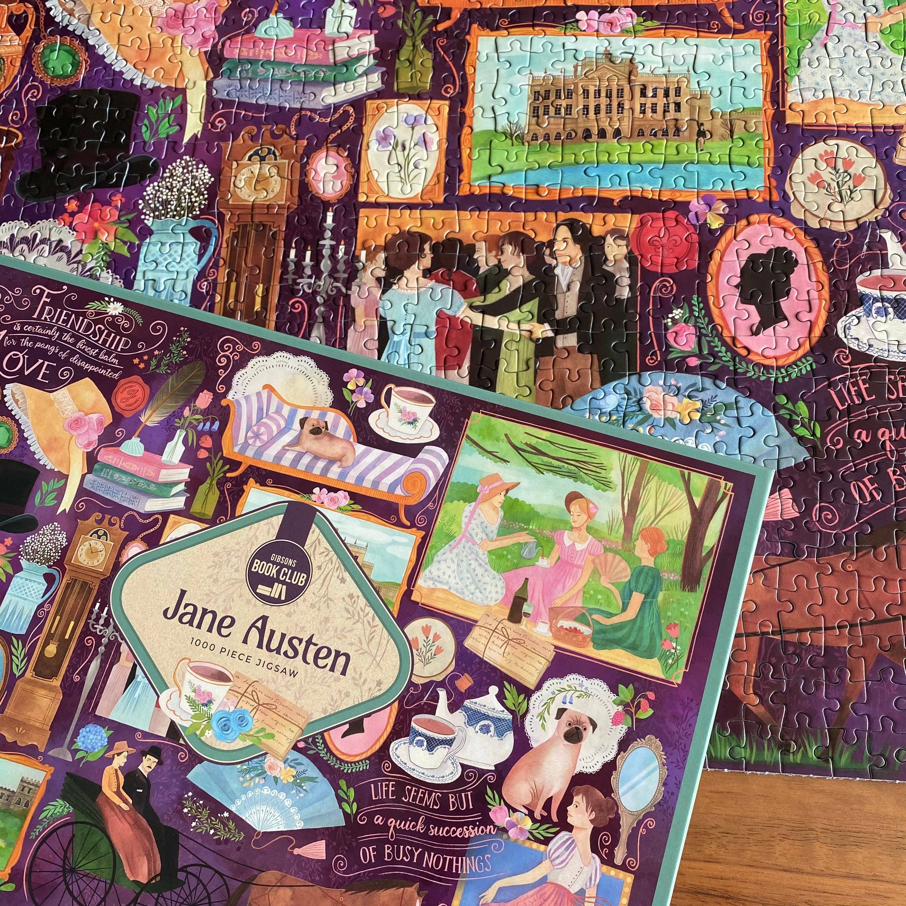 Gibsons Games Inc - Book Club: Jane Austen 1000 Piece Jigsaw Puzzle - Image 4