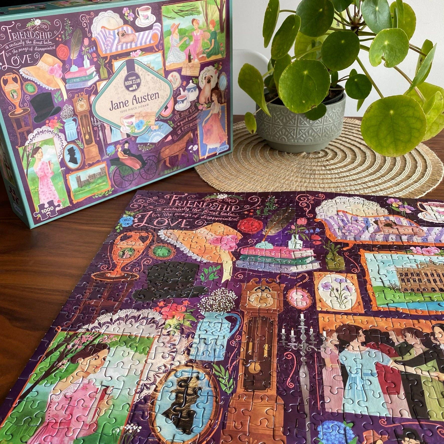 Gibsons Games Inc - Book Club: Jane Austen 1000 Piece Jigsaw Puzzle - Image 7