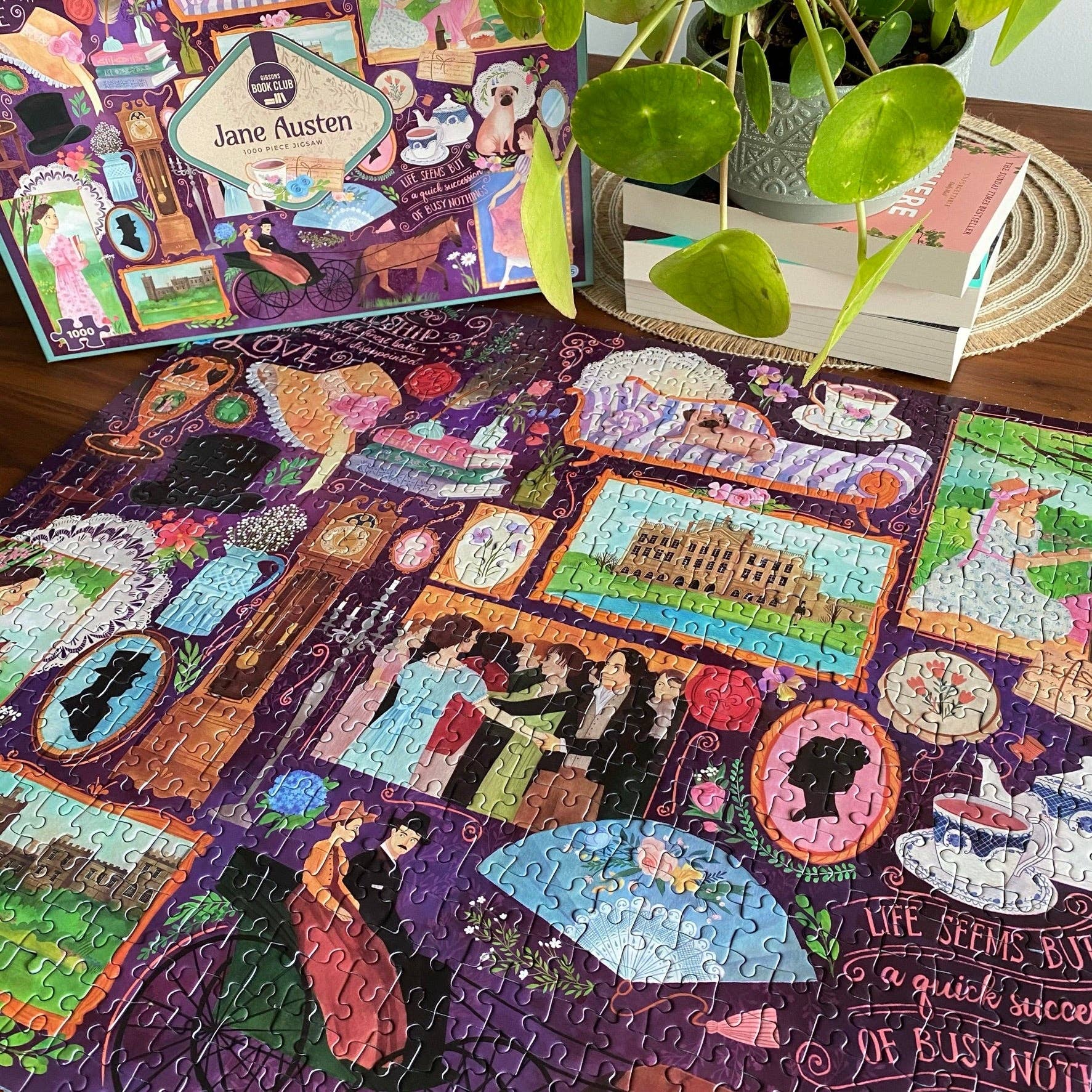 Gibsons Games Inc - Book Club: Jane Austen 1000 Piece Jigsaw Puzzle - Image 8