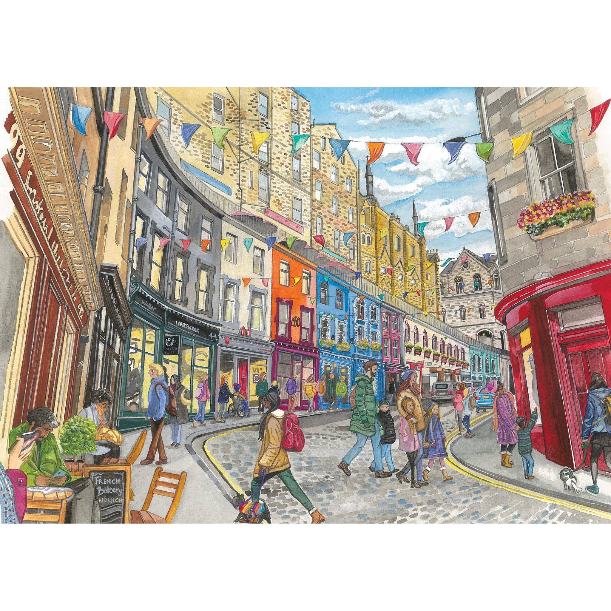 Gibsons Games Inc - Edinburgh 2 x 500 Piece Jigsaw Puzzle - Image 2