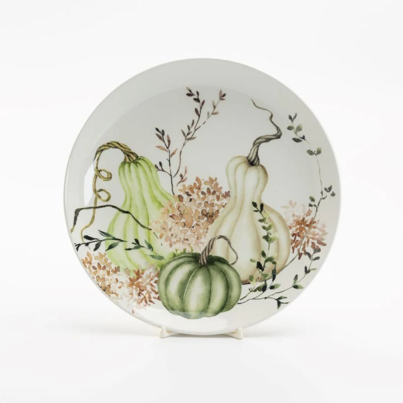 Green Harvest 2A Salad Plates, Set of 4 - Image 2