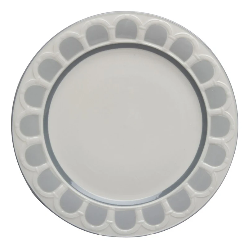 Grey Arches Salad Plates, Set of 4
