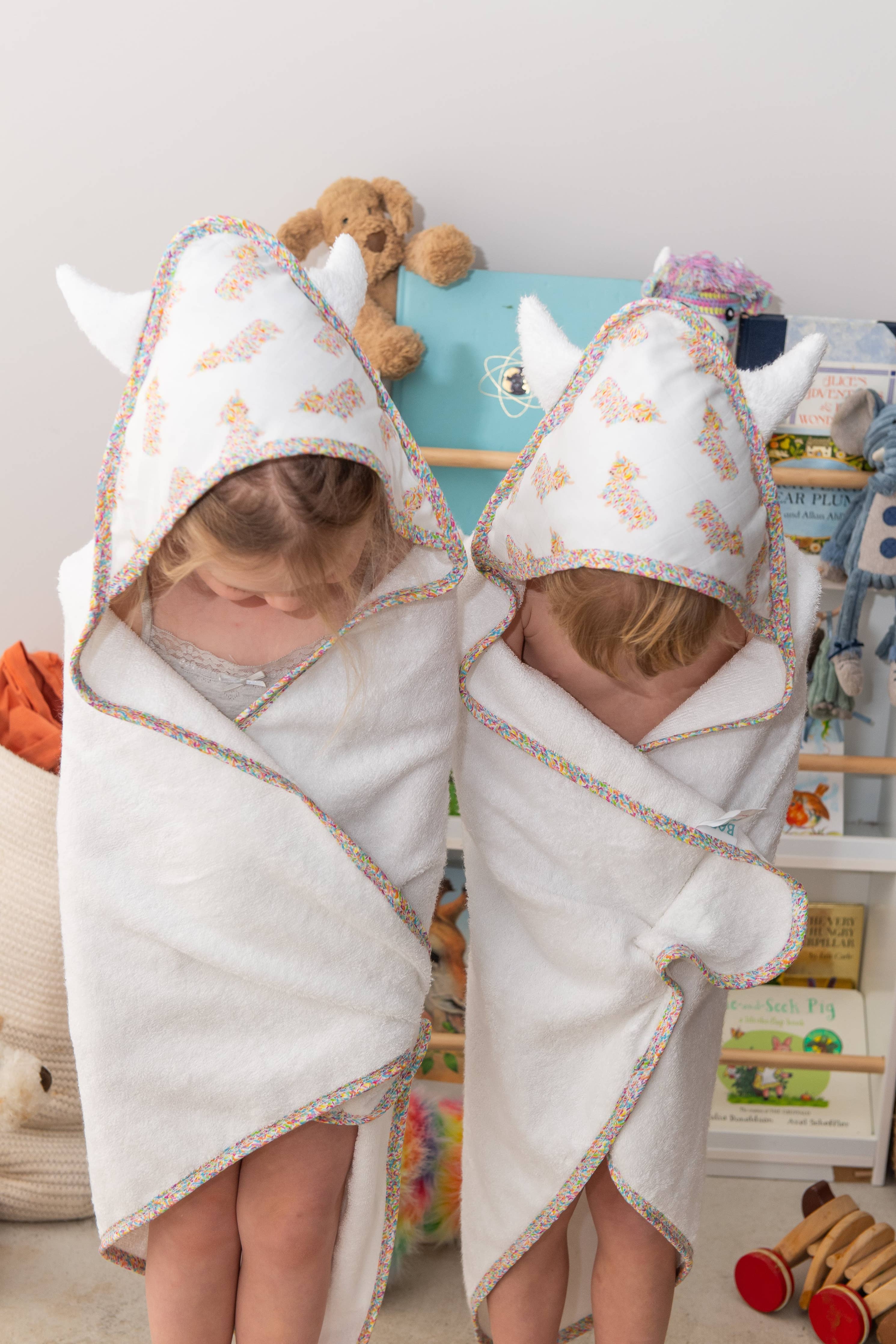 Hairy Coo - Baby Coo Towel - Highland Cow Hooded Baby & Child Towel - Image 3