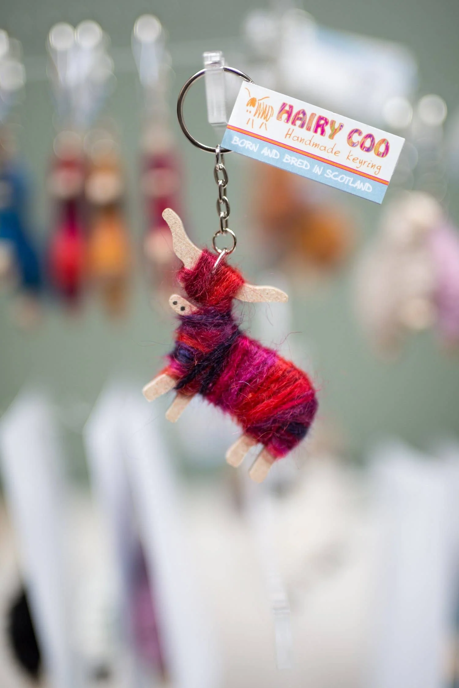 Hairy Coo - Handmade Highland Cow Keyring - Born and Bred in Scotland - Image 5