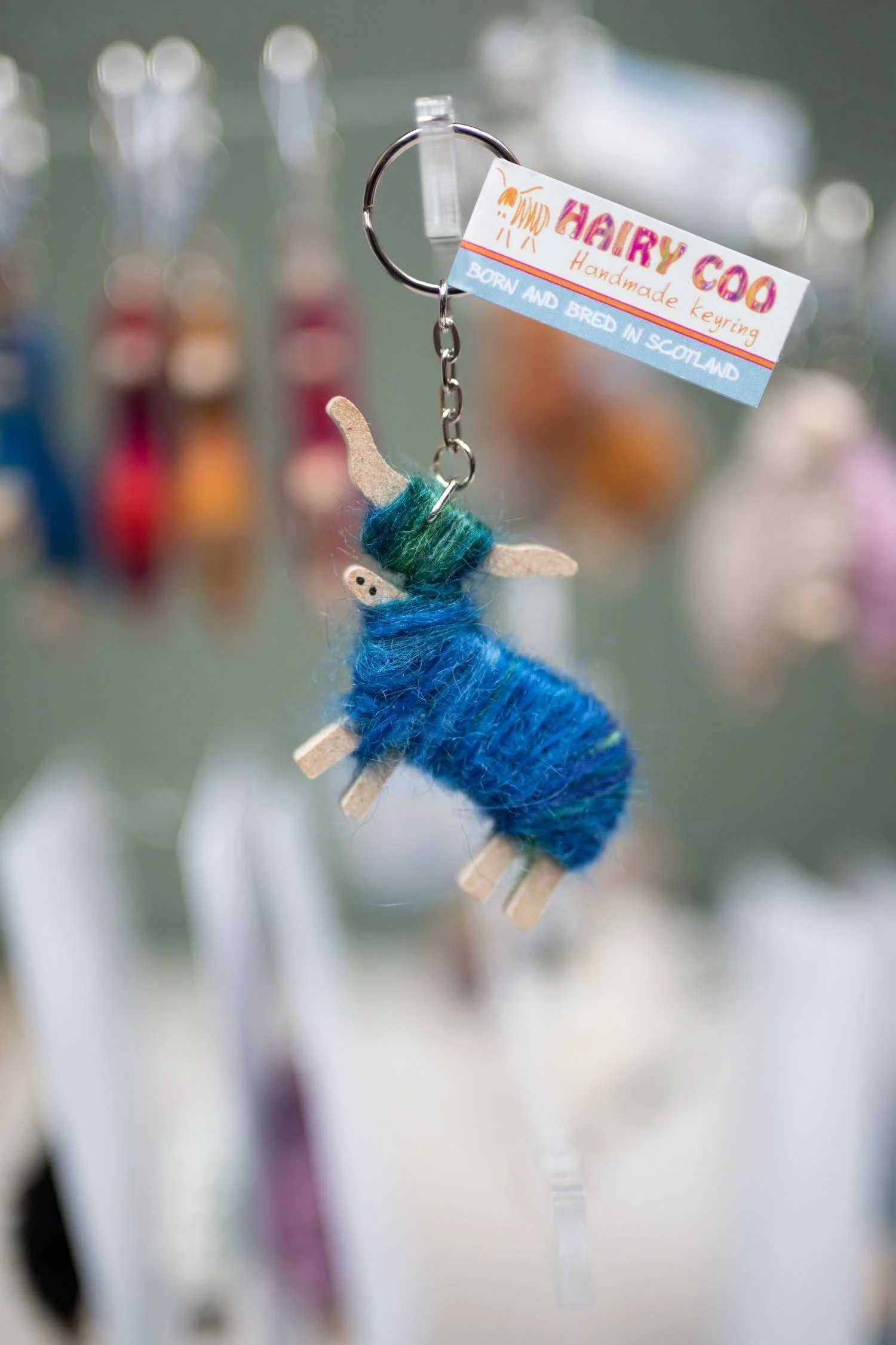 Hairy Coo - Handmade Highland Cow Keyring - Born and Bred in Scotland - Image 6