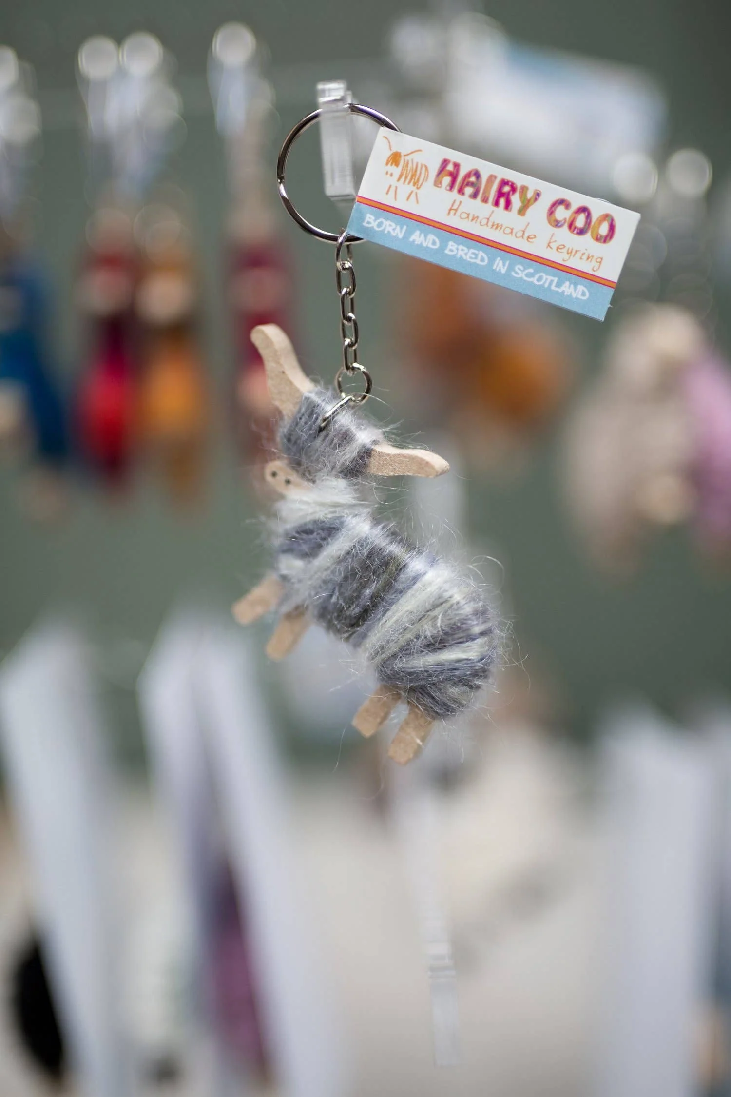 Hairy Coo - Handmade Highland Cow Keyring - Born and Bred in Scotland - Image 7