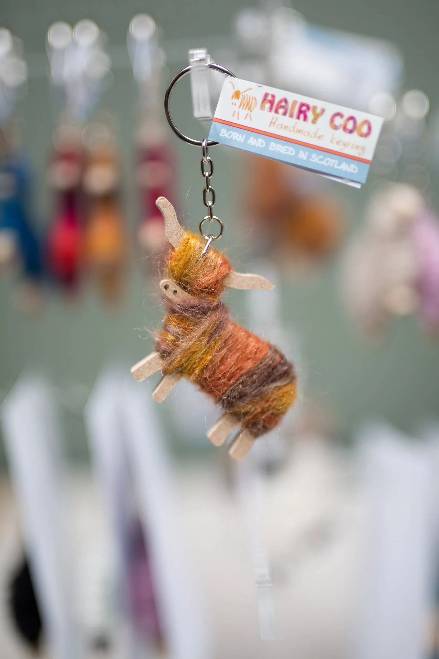 Hairy Coo - Handmade Highland Cow Keyring - Born and Bred in Scotland - Image 8