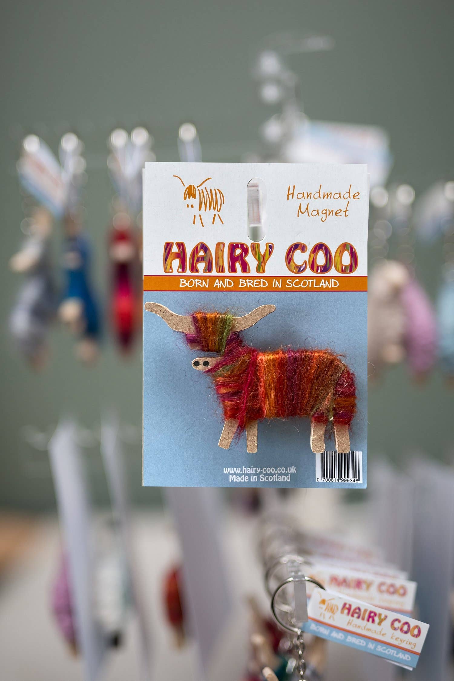 Hairy Coo - Handmade Highland Cow Magnet - Born and Bred in Scotland - Image 2