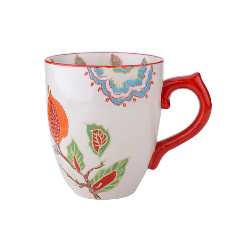 Guava Hand Crafted Mugs, Set of 4