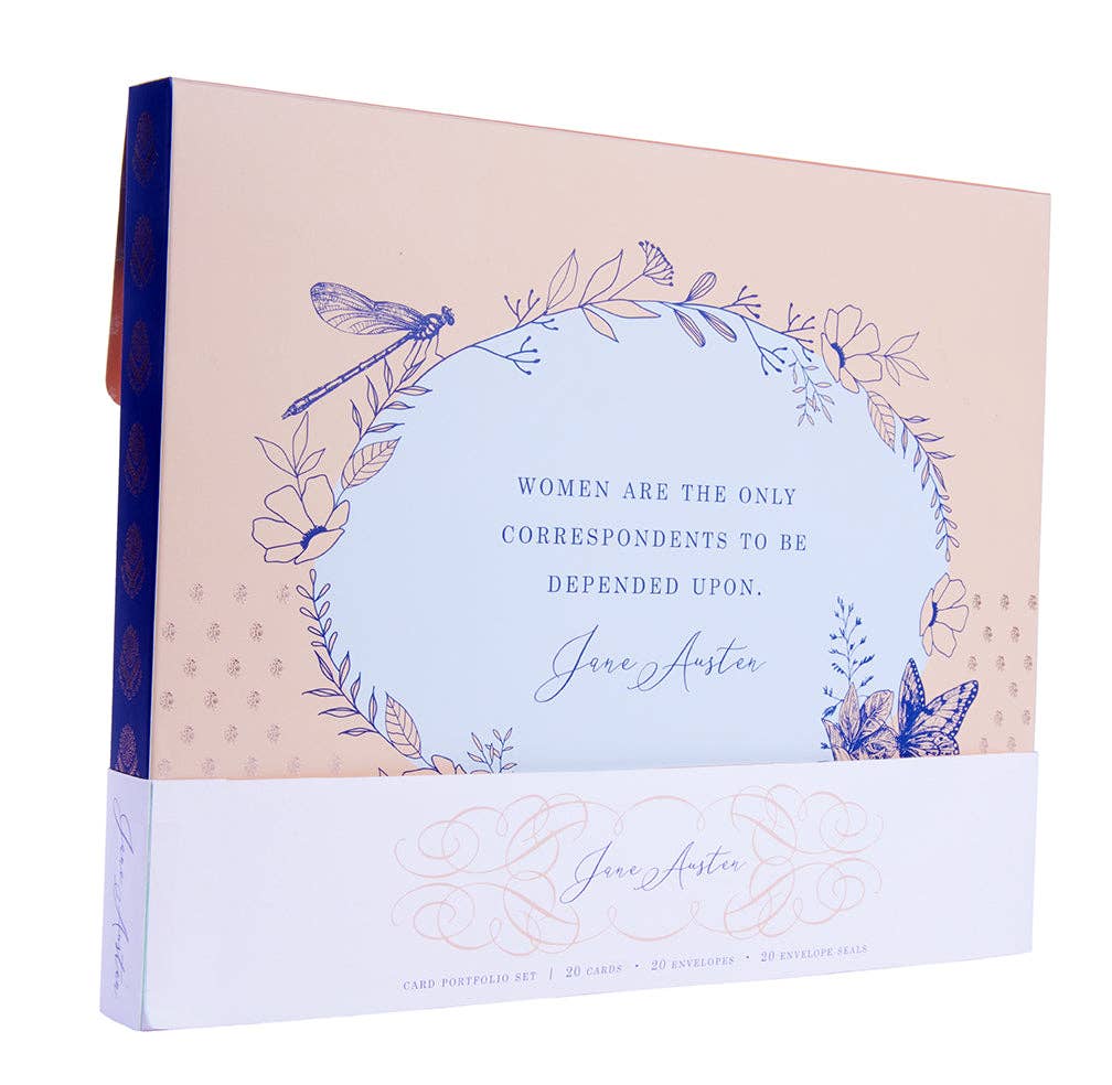 Insight Editions - Jane Austen Card Portfolio Set (Set of 20 Cards)