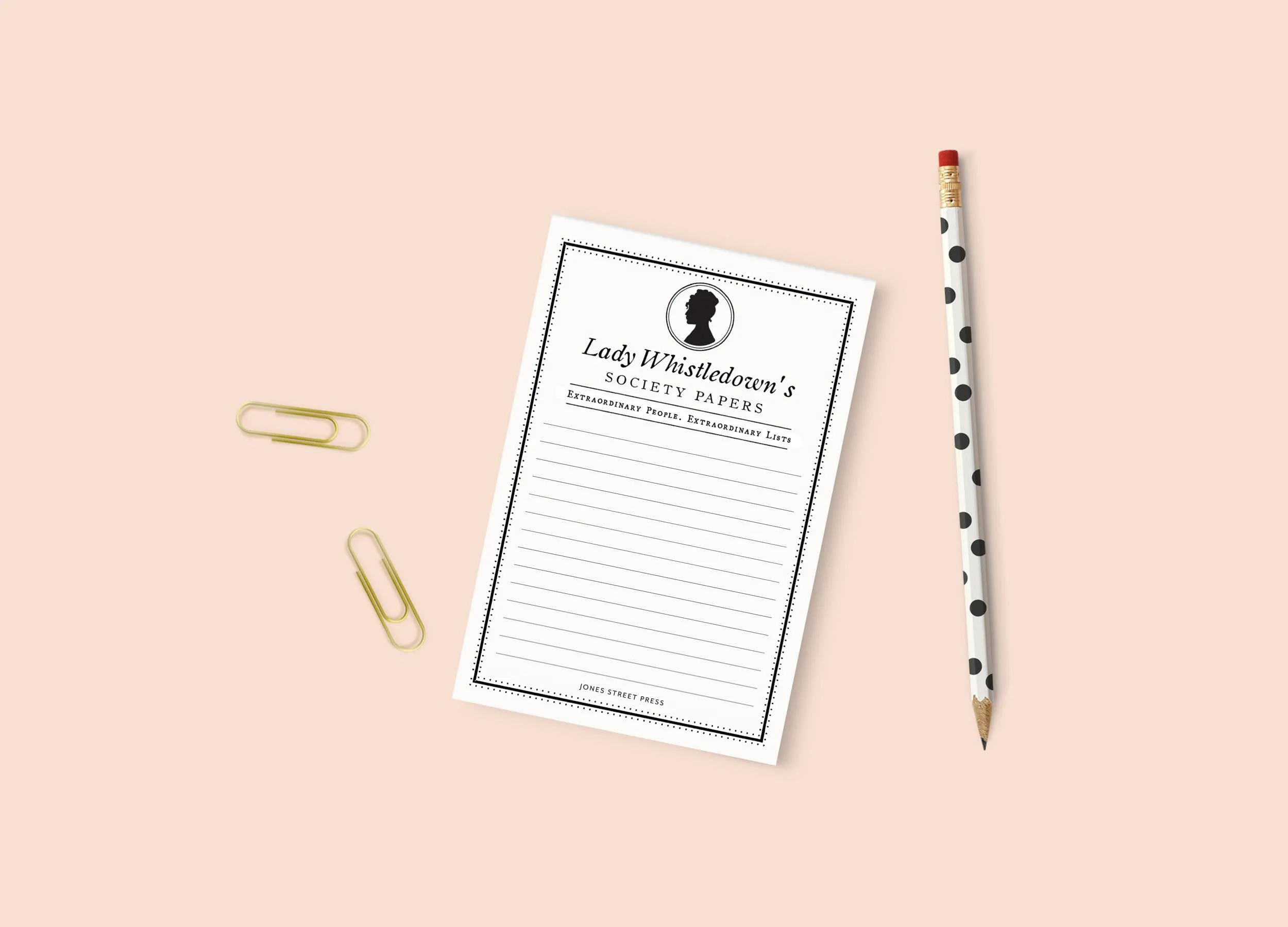 Jones Street Press - Elegant Lady Whistledown Bridgerton Inspired Notepad - Image 2