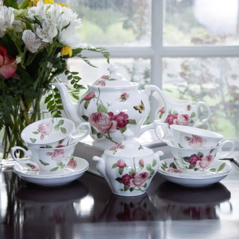 Kensington Pink Rose Teapot - Image 2