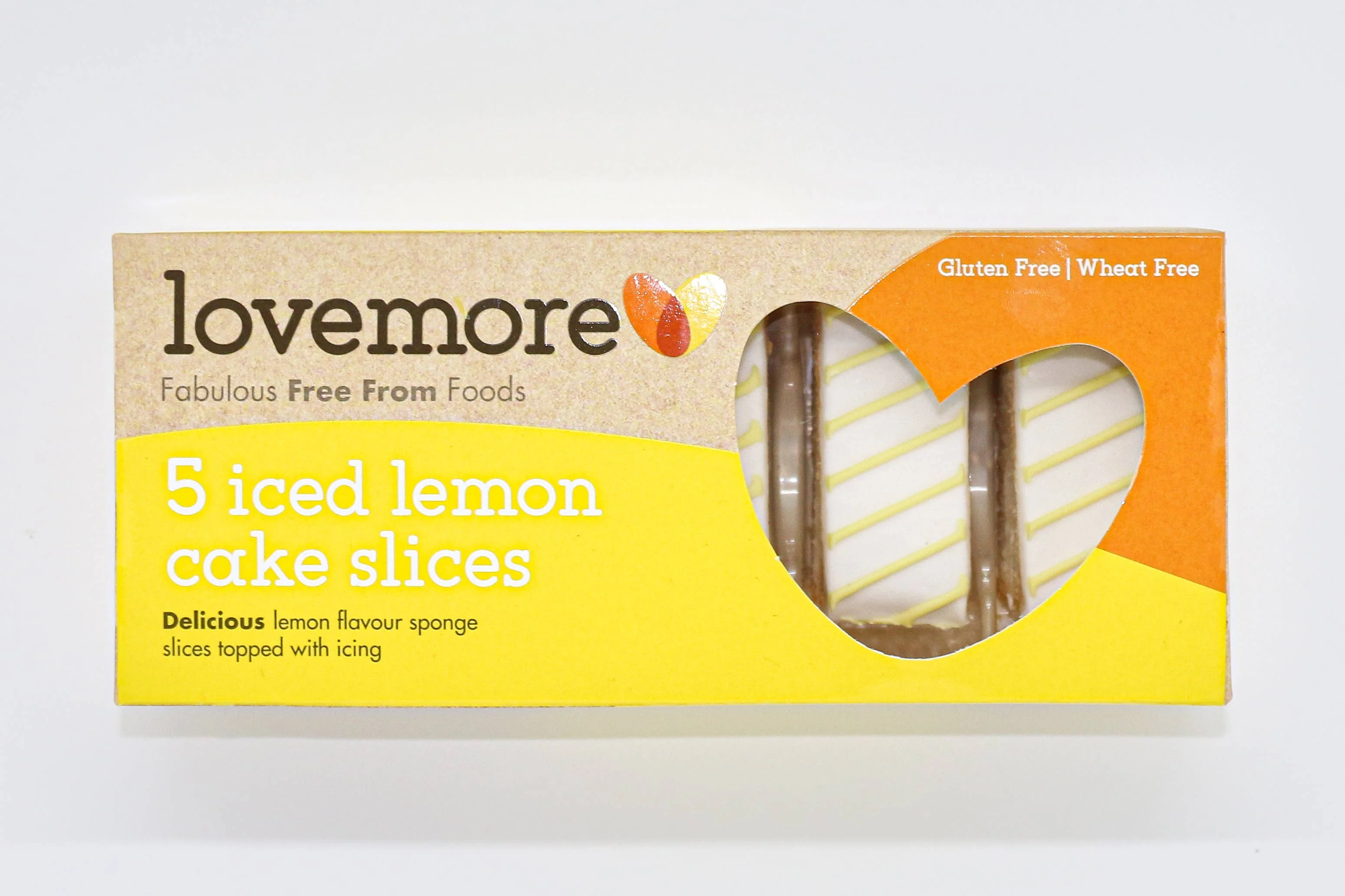 Lovemore Foods - Lovemore 5 Iced Lemon Cake Slices