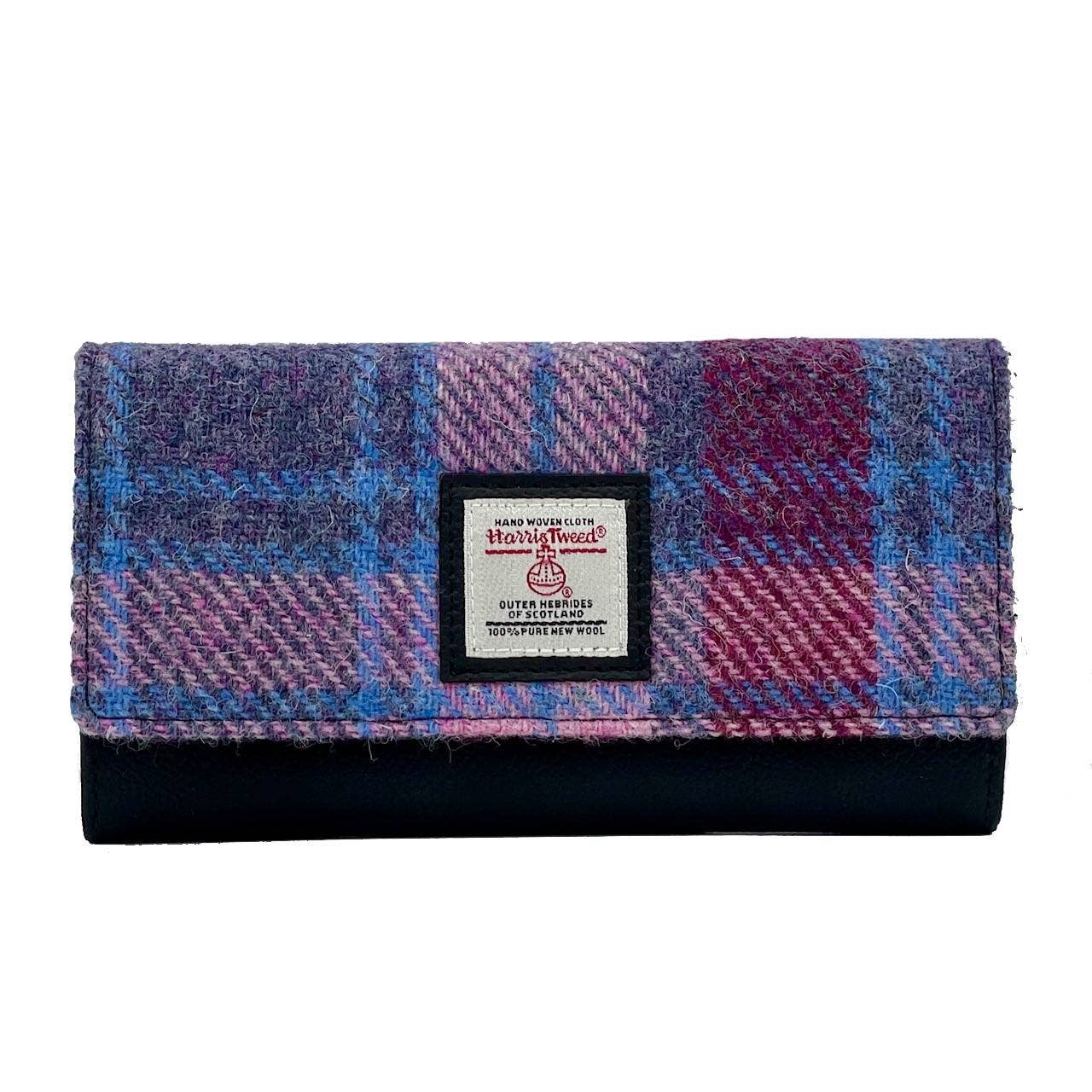 maccessori - Harris Tweed Ladies Envelope Purse Pastel Pink - Image 6