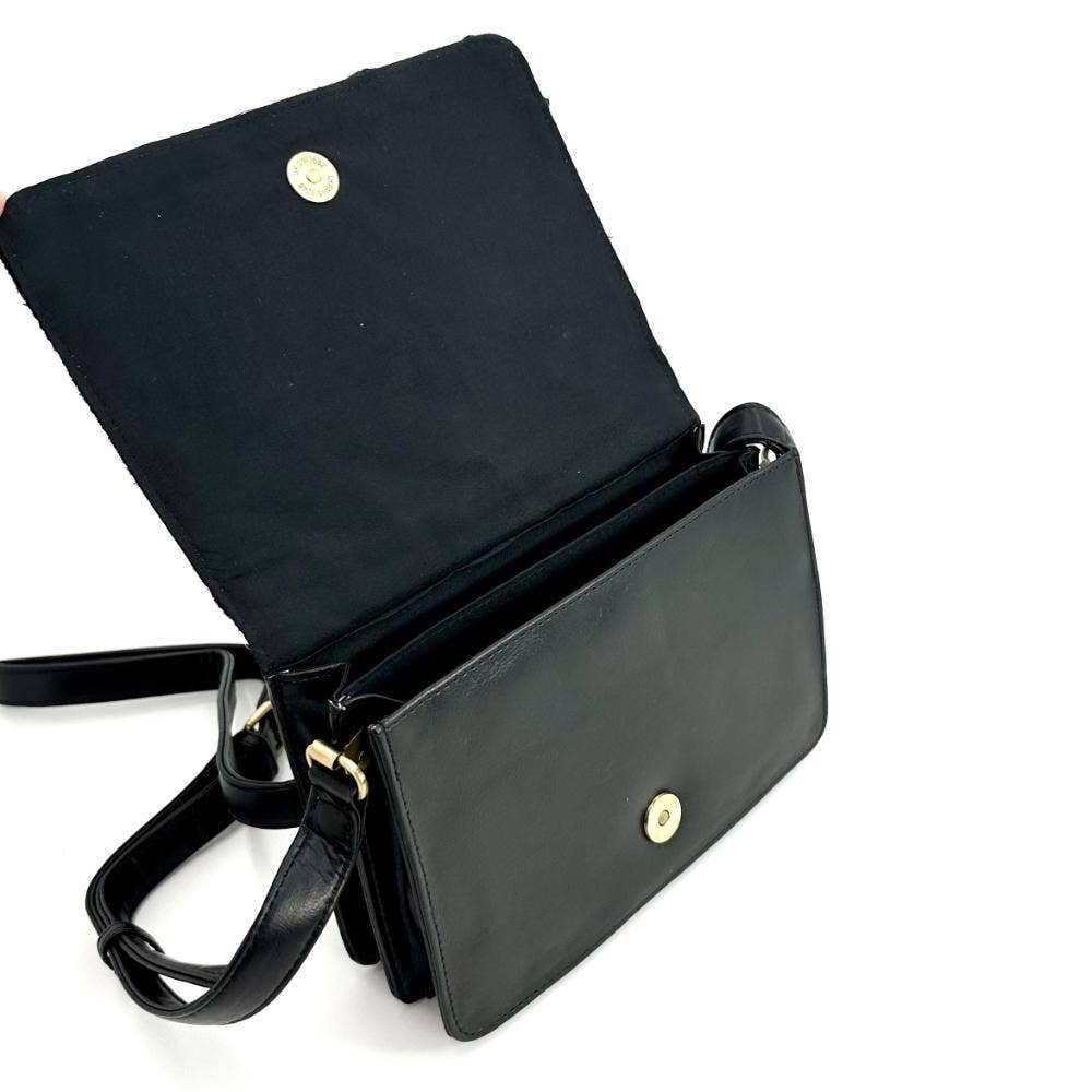 maccessori - Harris Tweed Quilt Shoulder Bag Charcoal - Image 4