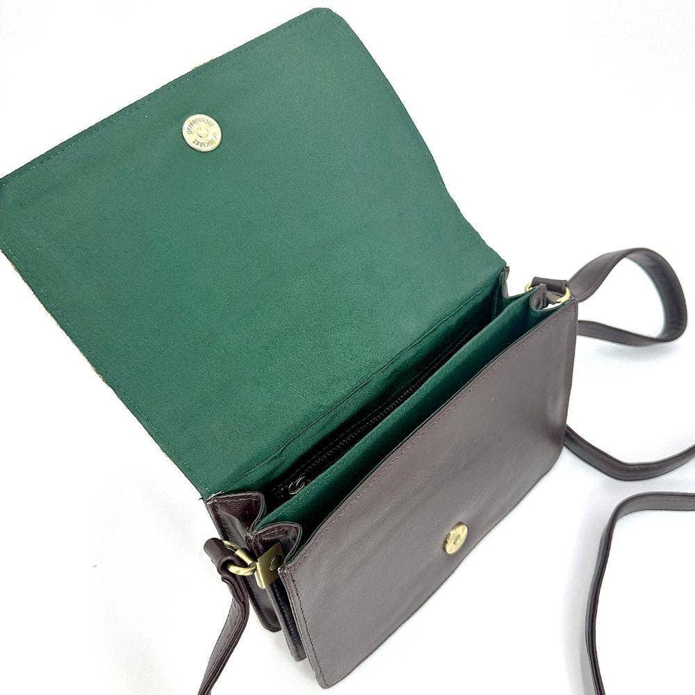 maccessori - Harris Tweed Quilt Shoulder Bag Country Green - Image 4