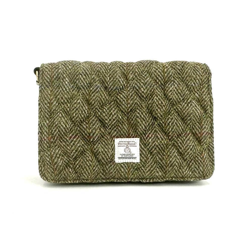 maccessori - Harris Tweed Quilt Shoulder Bag Country Green - Image 6