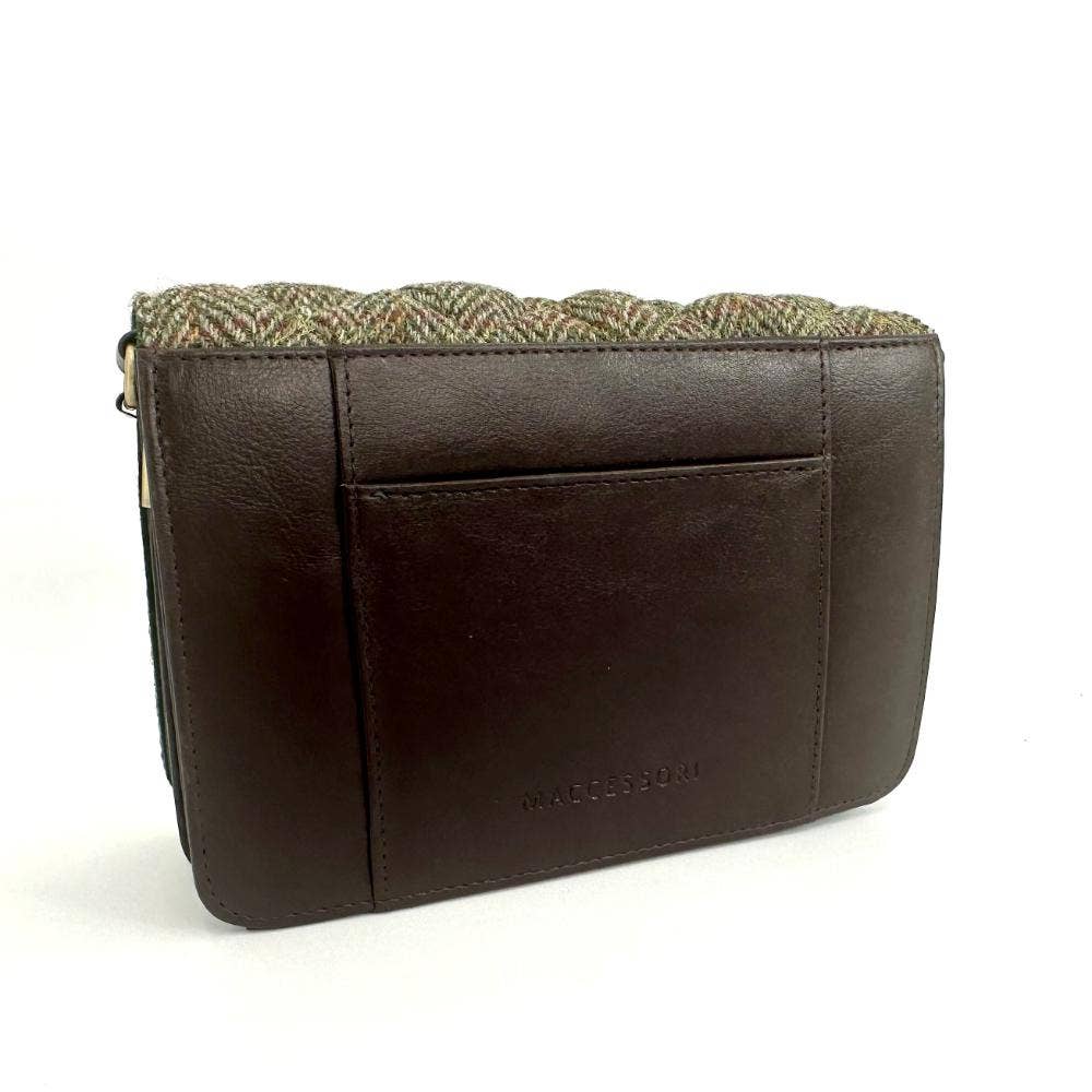 maccessori - Harris Tweed Quilt Shoulder Bag Country Green - Image 7