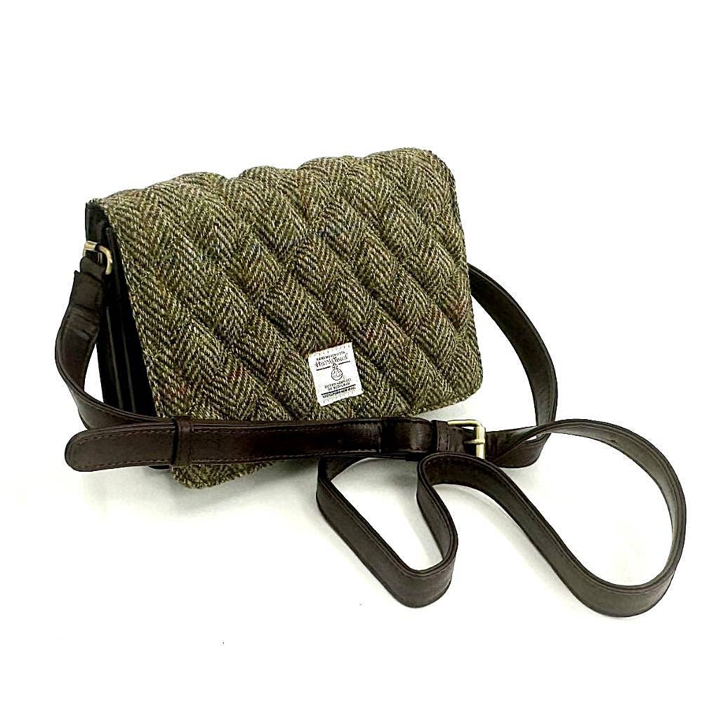 maccessori - Harris Tweed Quilt Shoulder Bag Country Green - Image 8
