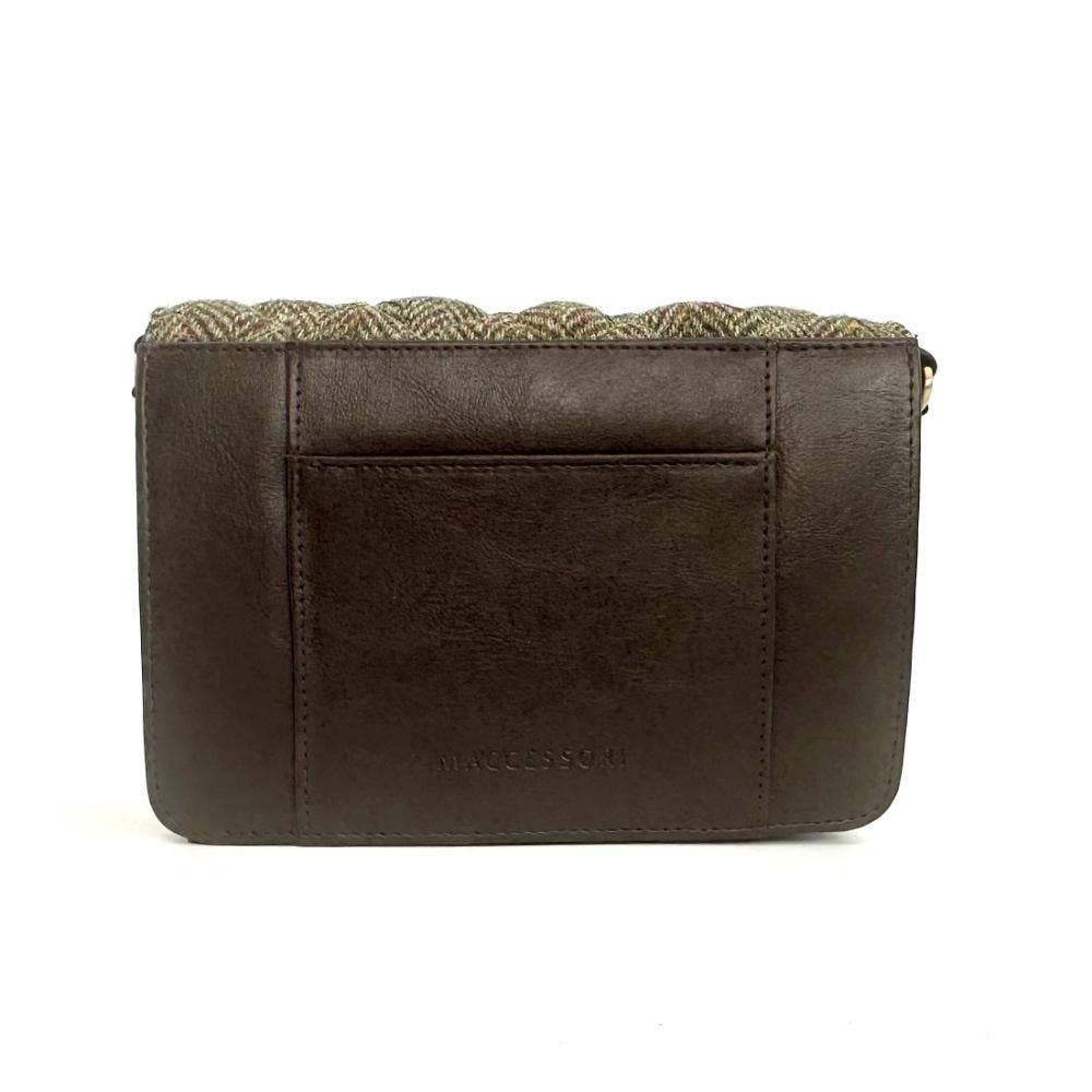 maccessori - Harris Tweed Quilt Shoulder Bag Country Green - Image 9