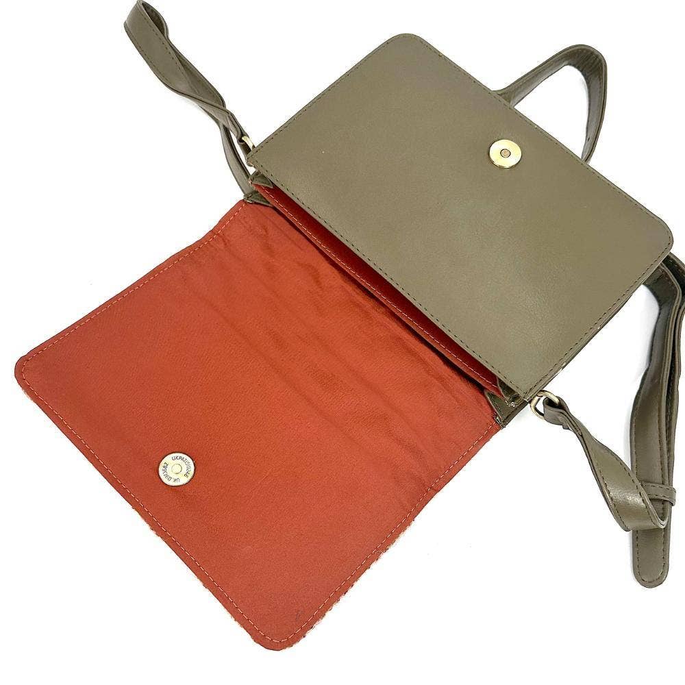 maccessori - Harris Tweed Quilt Shoulder Bag Country Maple - Image 4