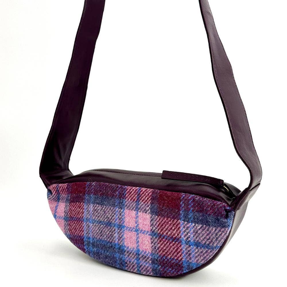 maccessori - Harris Tweed Sling Cross Body Bag Pastel Pink - Image 3