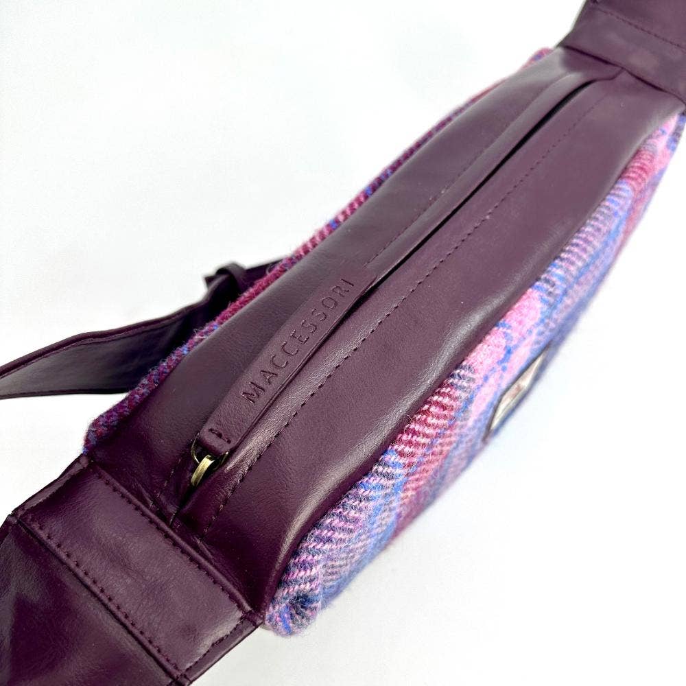 maccessori - Harris Tweed Sling Cross Body Bag Pastel Pink - Image 4