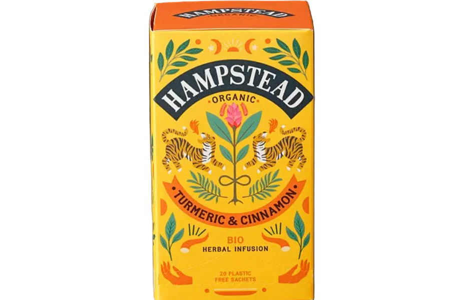 Hampstead Organic Turmeric & Cinnamon (20 Teabags)